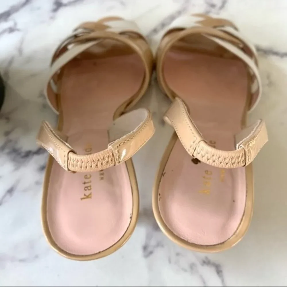 KATE SPADE Sasha Patent Slingback Heel Size 8.5